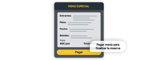 cobra menus por anticipado