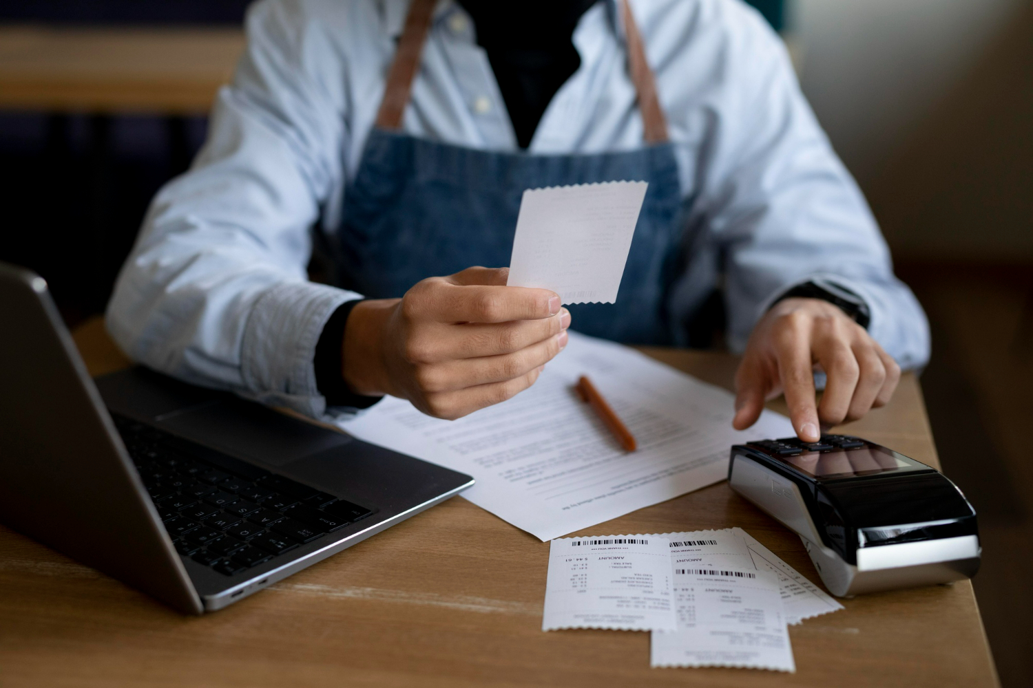 Sistema POS en un restaurante