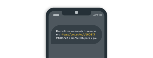 Servicio de reconfirmación de reservas de restaurante