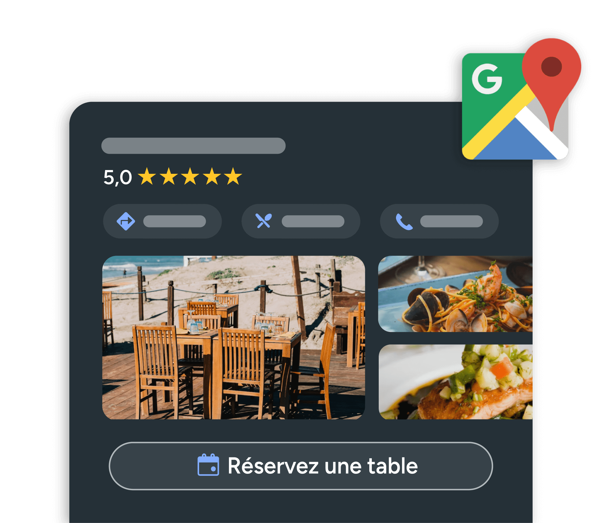 Clés de l'intégration de CoverManager avec GoogleMaps