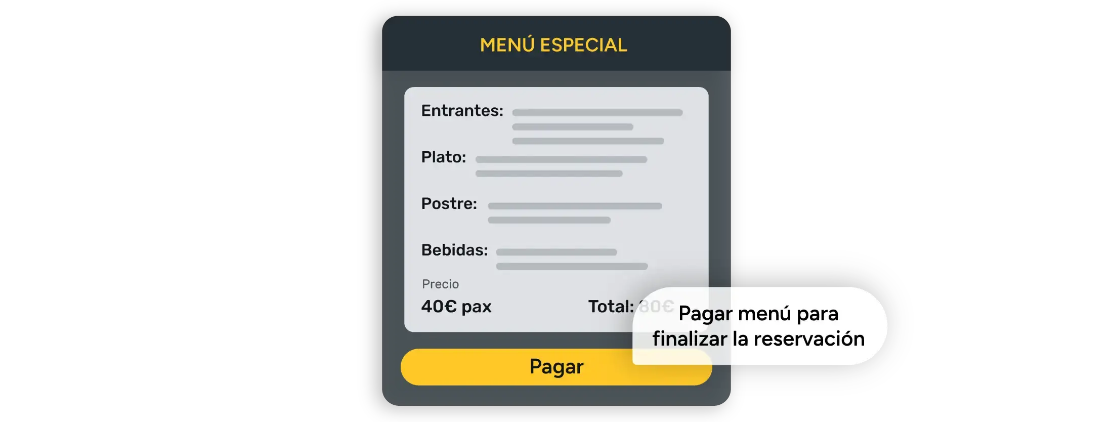 cobra menus por anticipado