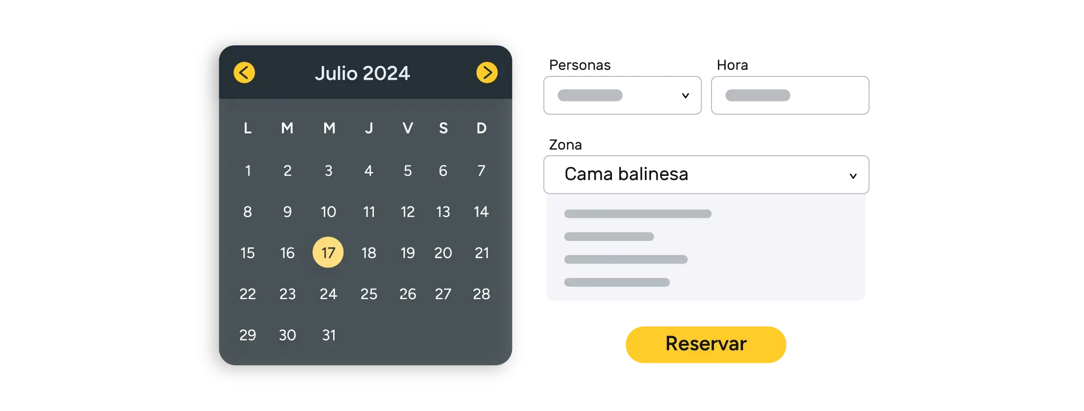 mejora la experiencia al reservar