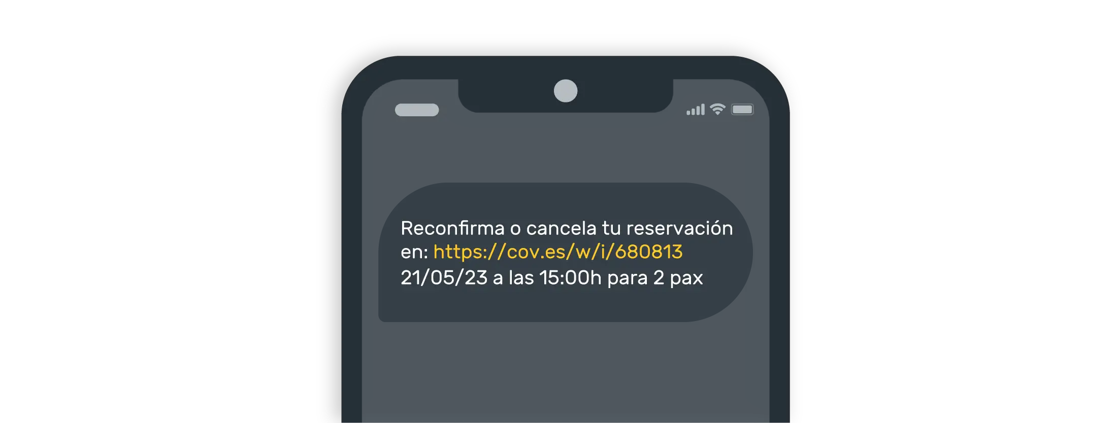 servicio de reconfirmacion